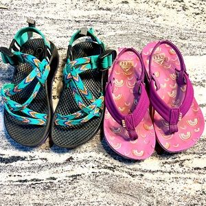 Size 11/12 Reef Flipflops and Chacos Sandals